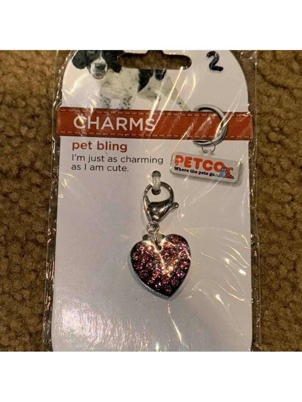 Pink Dog Collar Pet Charm Petco New With Tags